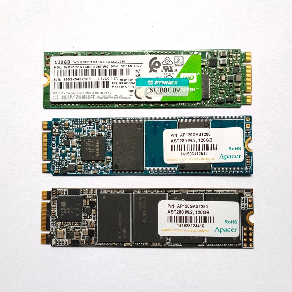 SSD M2 SATA 120GB มือสอง สภาพสวย สุขภาพ 95%+