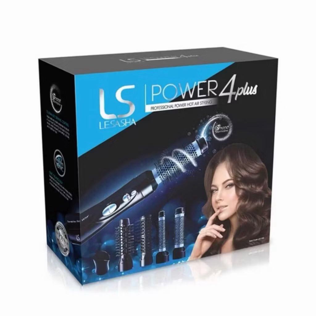 Lesasha เลอซ่าช่า ไดร์จัดแต่งทรงผม Power 4 Plus Hot Air รุ่น LS1183 มาพร้อม 5 หัวเปลี่ยนสะดวก พกพาสะ