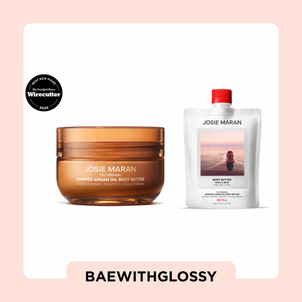 BAEWITHGLOSSY | Josie Maran — Vanilla Bean Whipped Argan Oil Body Butter (พร้อมส่ง)