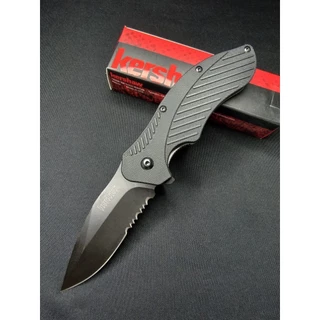 มีดพับ Kershaw 1605CKTST Clash Folding Serrated Knife - Black