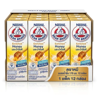 [3แพ็ค12กล่อง] Bear Brand UHT นมตราหมี ยูเอชที มีหลายรสชาติให้เลือก