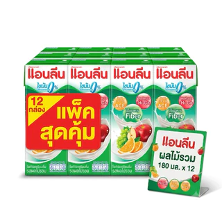 [3แพ็ค12กล่อง] Anlene Actifit แอนลีน แอคติฟิต นมยูเอชทีไขมันต่ำ มีหลายรสชาติให้เลือก