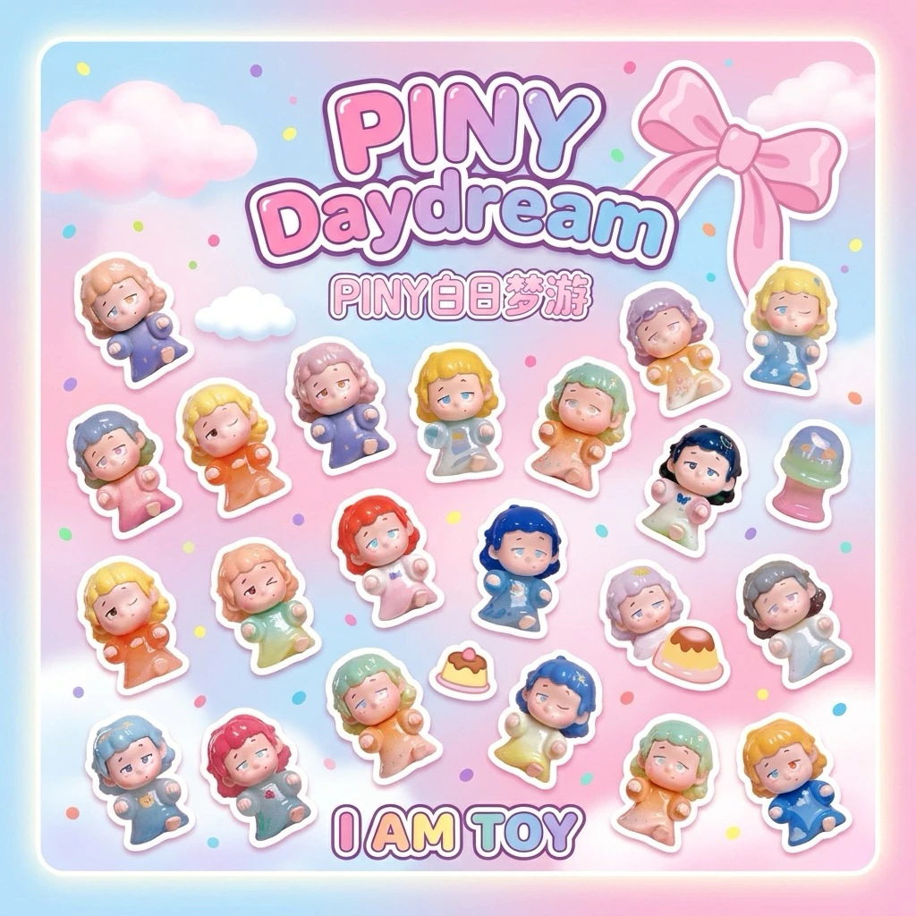 [ได้ 4 ตัว](ย249) โมเดล มินิบีน : PINY Daydream Series Cute Particles