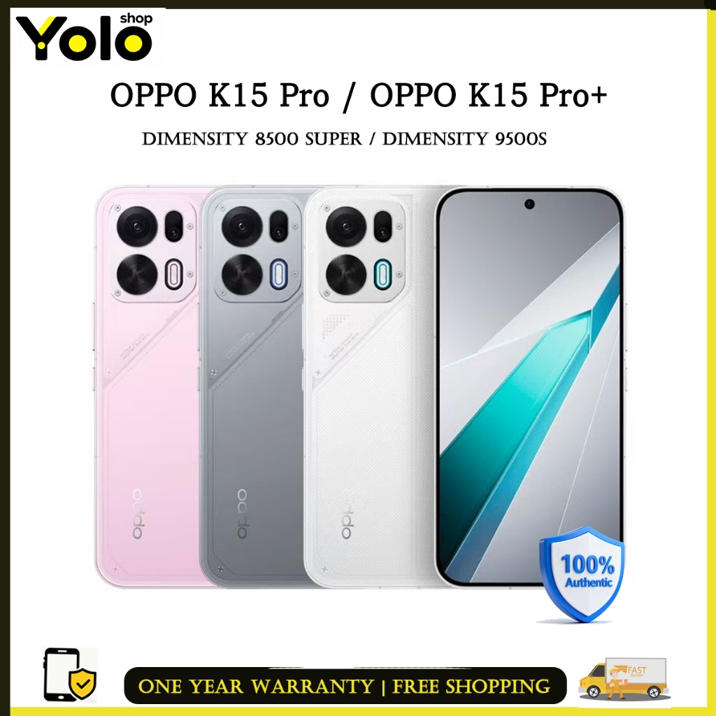 OPPO K15 Pro / OPPO K15 Pro+ Plus 5G China Dimensity 9500s 6.78" AMOLED 165Hz 8000mAh Battery 100W S