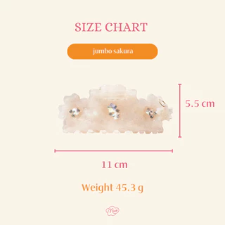 (New Packaging) พร้อมส่ง VARY MUCH กิ๊บติดผม by VARYWELL SAKURA COLLECTION กิ๊บซากุระ