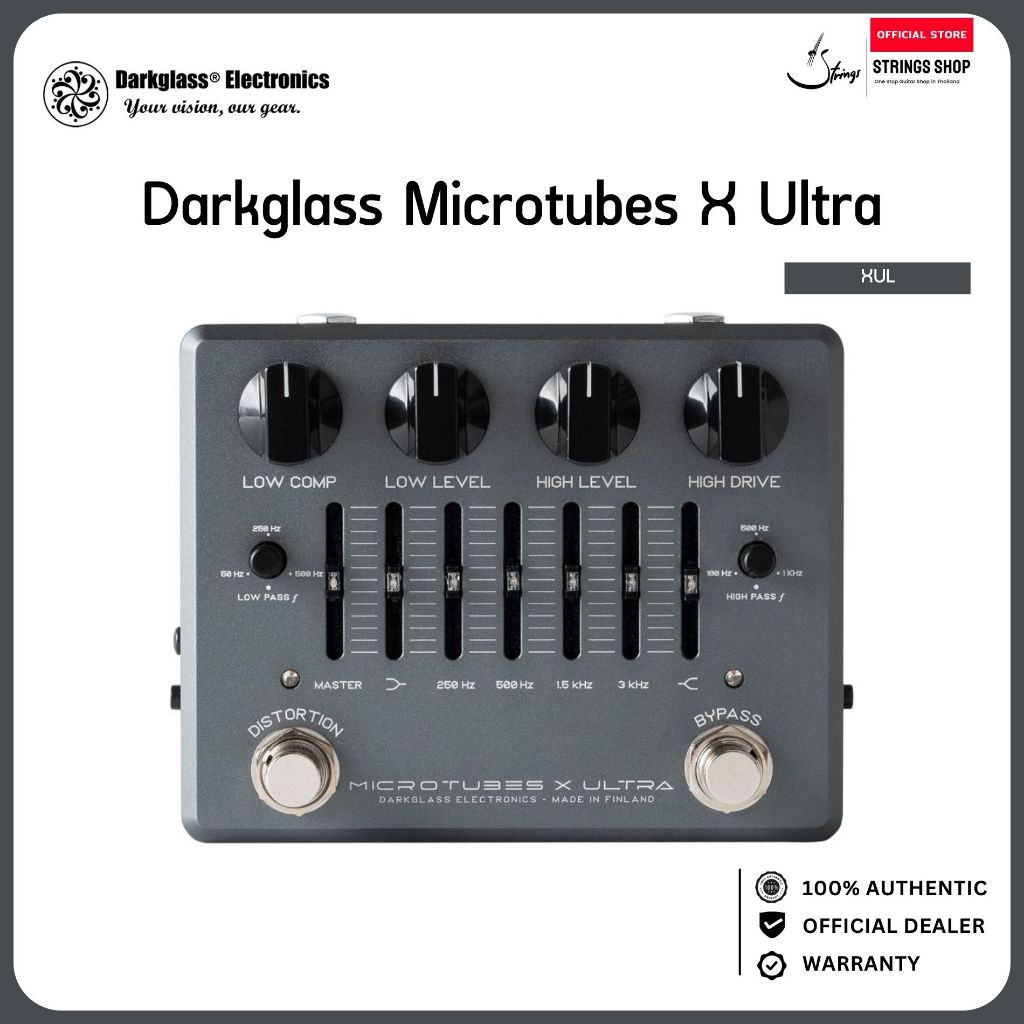 Darkglass Electronics Microtubes X Ultra Bass Preamp Distortion Pedal เอฟเฟคเบส Preamp/Distortion