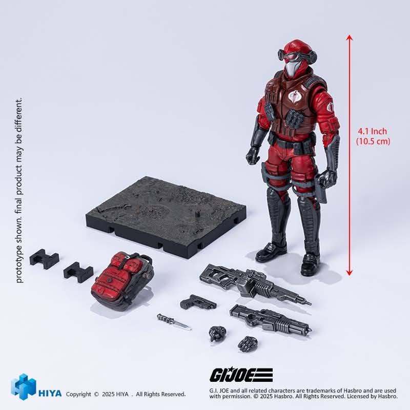 Hiya Toys EMG0461 1/18 : G.I.Joe Crimson Viper