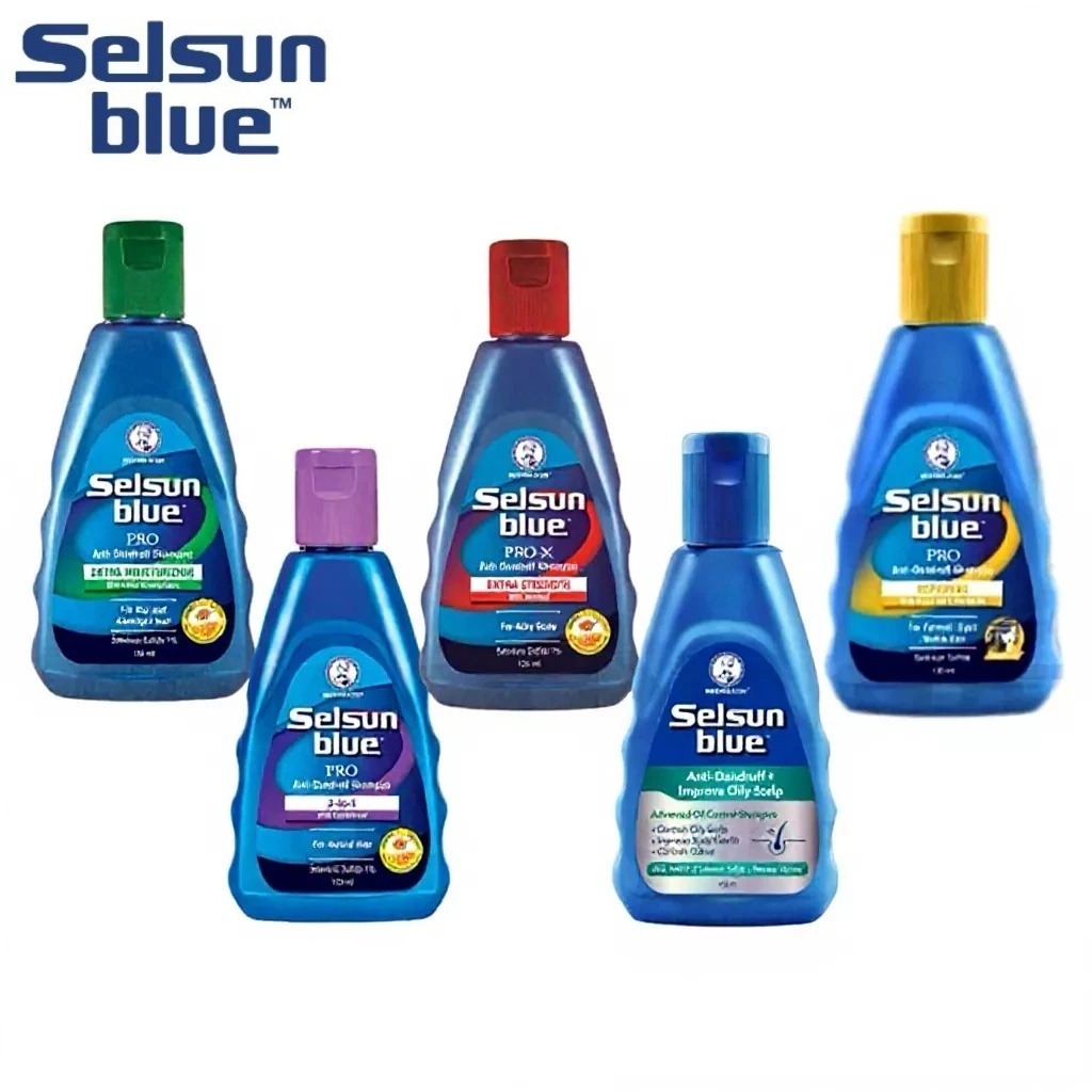 Selsun blue เซลซั่น แชมพู ยาสระผมขจัดรังแค ขนาด120ML รังแค ขจัดรังแค ลดคันศีรษะ แชมพูสระผม🚀จัดส่งภาย