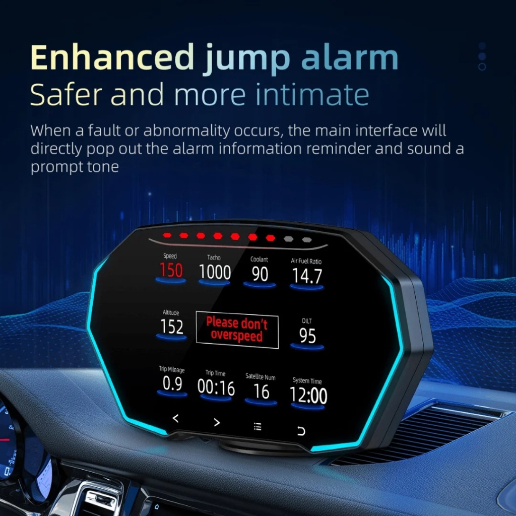 Modern design HUD F11 car HUD display OBD2 (มือสอง สภาพดี)