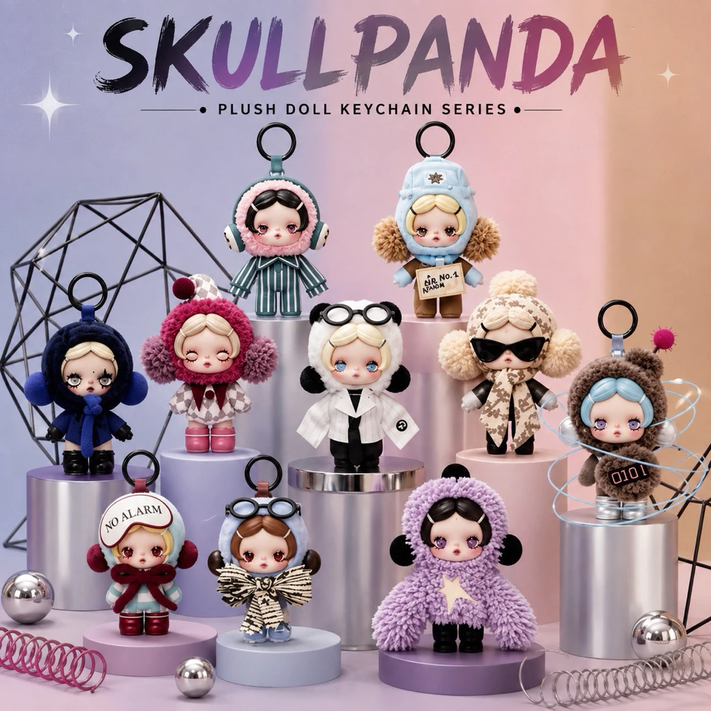 พวงกุญแจ SKULLPANDA Off Mode Series ของแท้ ส่งจากไทย