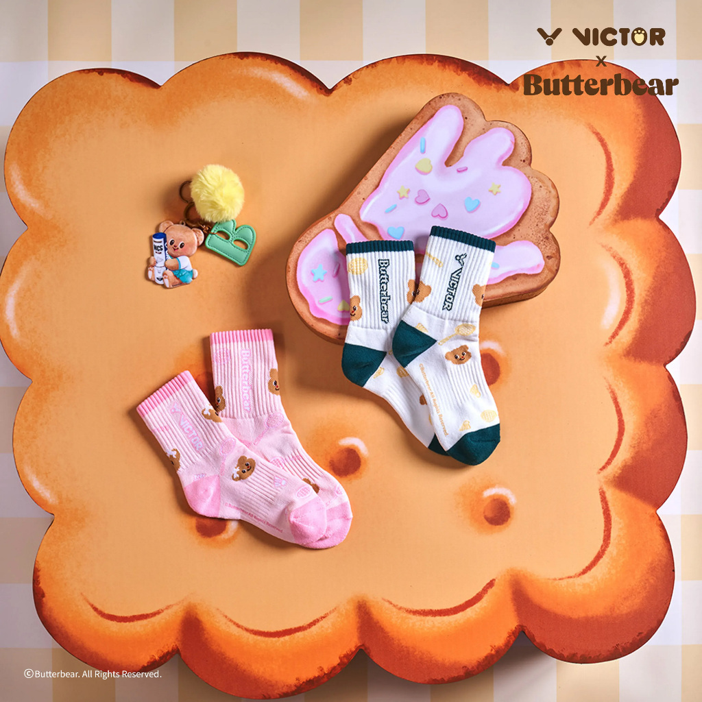 ถุงเท้า VICTOR x Butterbear Socks (Mid-Calf) SK2606BTB I