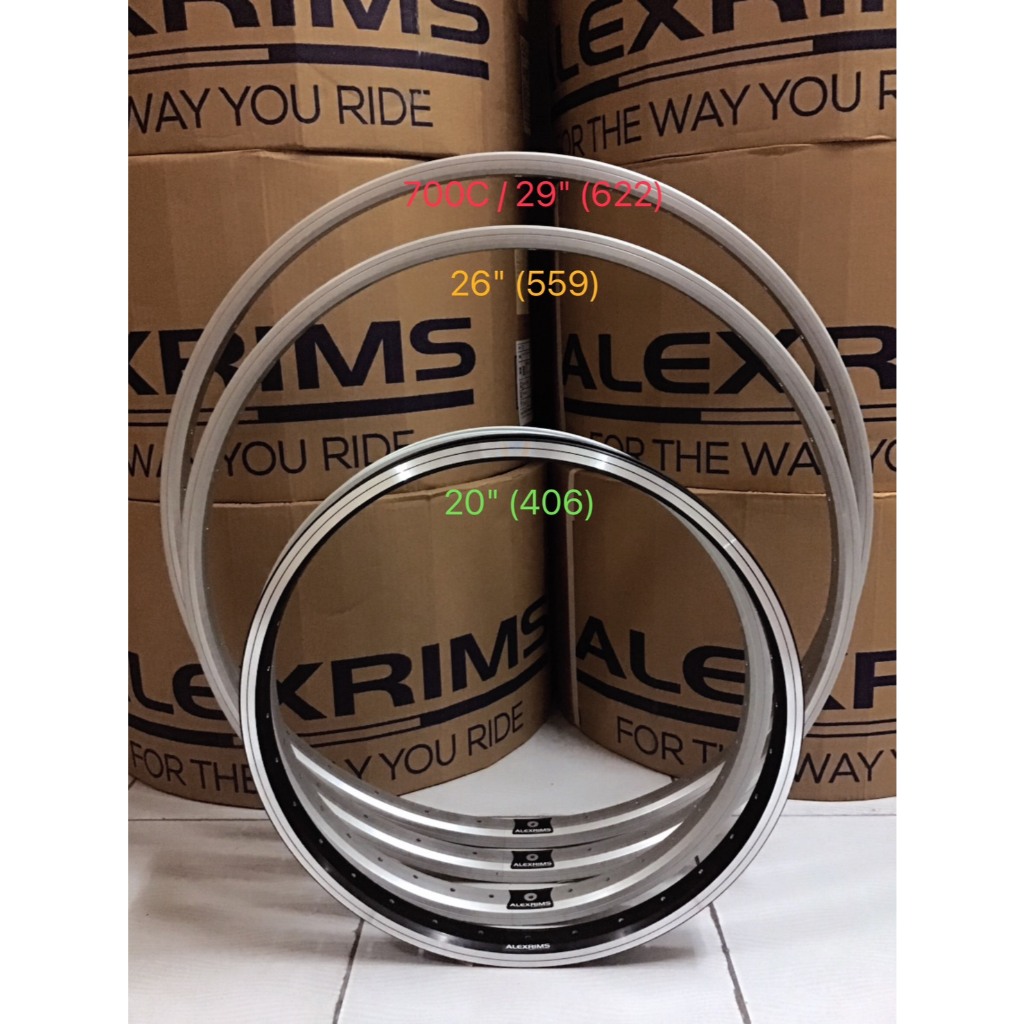วงล้อ / ขอบล้อจักรยาน Alex Rim DM24 ขนาด 20" / 26" / 700c