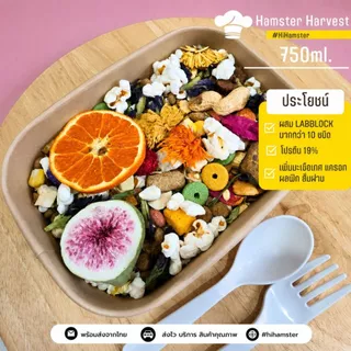 Hamster Harvest อาหารผสมสำหรับแฮมเตอร์ ส่วนผสมจากแบรนด์ดังมากกว่า10 ชนิด ผสมผักผลไม้ประโยชน์ครบถ้วน