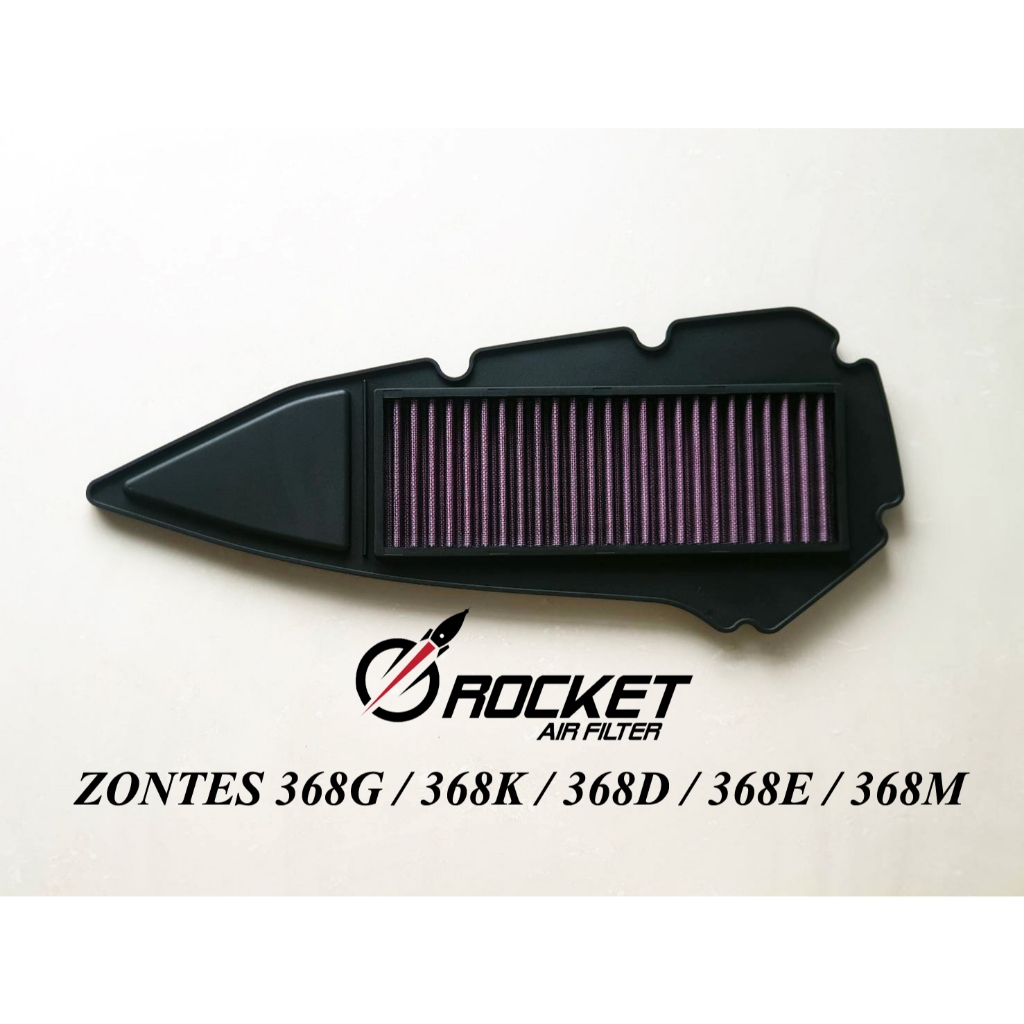 กรองอากาศ กรองแต่ง ล้างได้ ZONTES 368G , 368K , 368D , 368E , 368M
