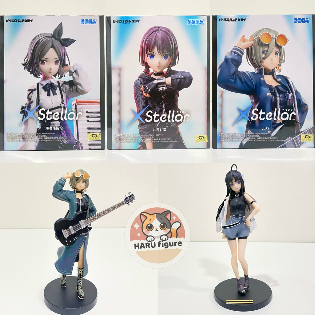 [พร้อมส่ง/ของเเท้] ฟิกเกอร์ Girls Band Cry - XStellar - Tomo Ebizuka / Nina / Rupa / Subaru Figure