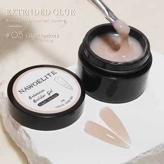 Nawoelite สีทาเล็บเจล เล็บเจล เจล เจลต่อเล็บ 3 in 1 เจลสร้างโครงเล็บมืออาชีพ ใสวาวเหมือนเรซิ่น แข็งแรงไม่ย้วย