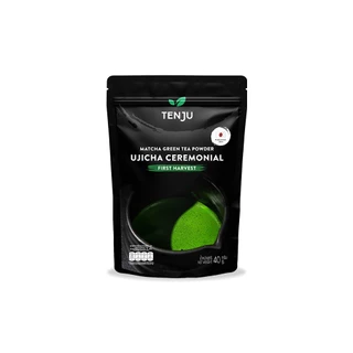 Tenju Ujicha Ceremonial matcha อูจิฉะ เซเรโมเนียล ผงมัทฉะ มัทฉะเกรดพิธีการ จากญี่ปุ่น (ตรา เทนจู)