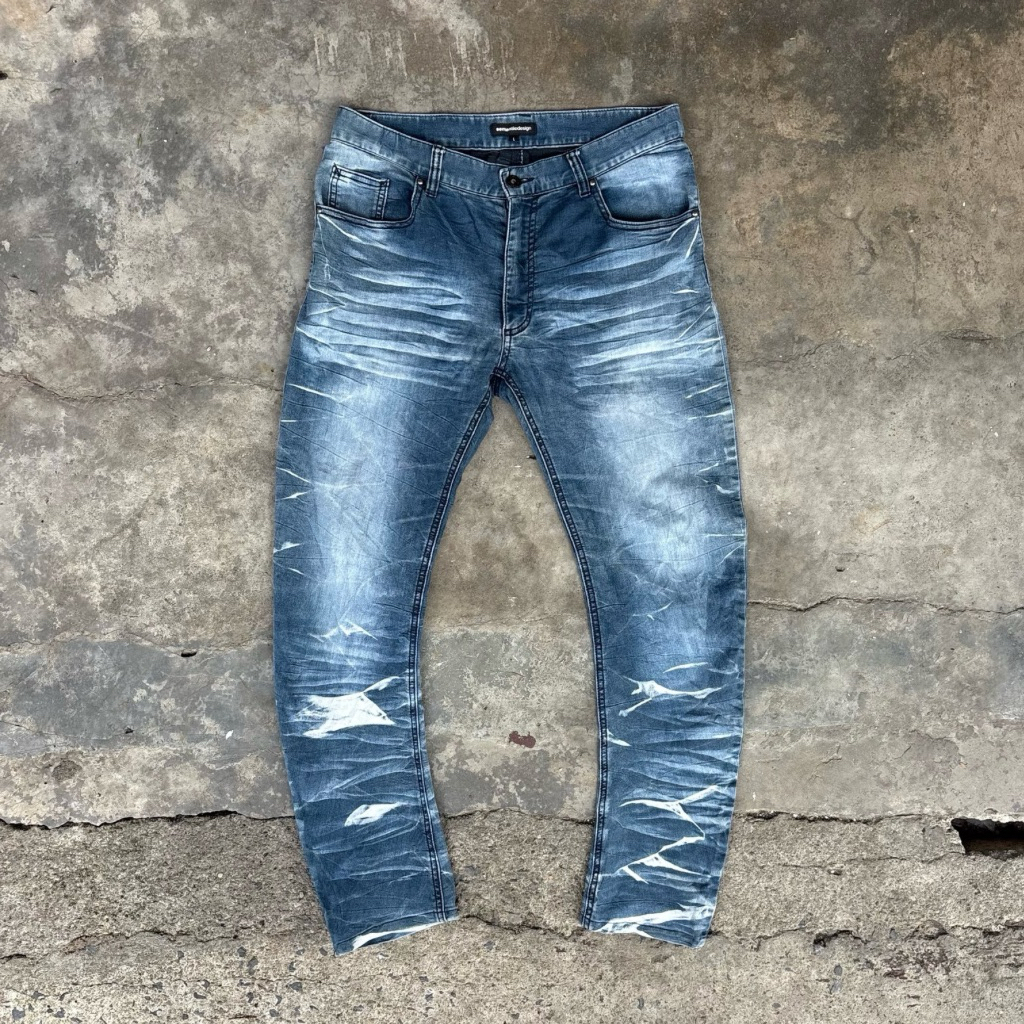 (Y2K) Second-Hand SemanticDesign Cyber Grunge, Rocker Jeans