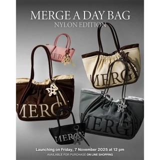 MERGE A Day Bag Large & Micro กระเป๋าผ้าแฟชั่น กระเป๋าถือและสะพายไหล่ ของแท้ 100%