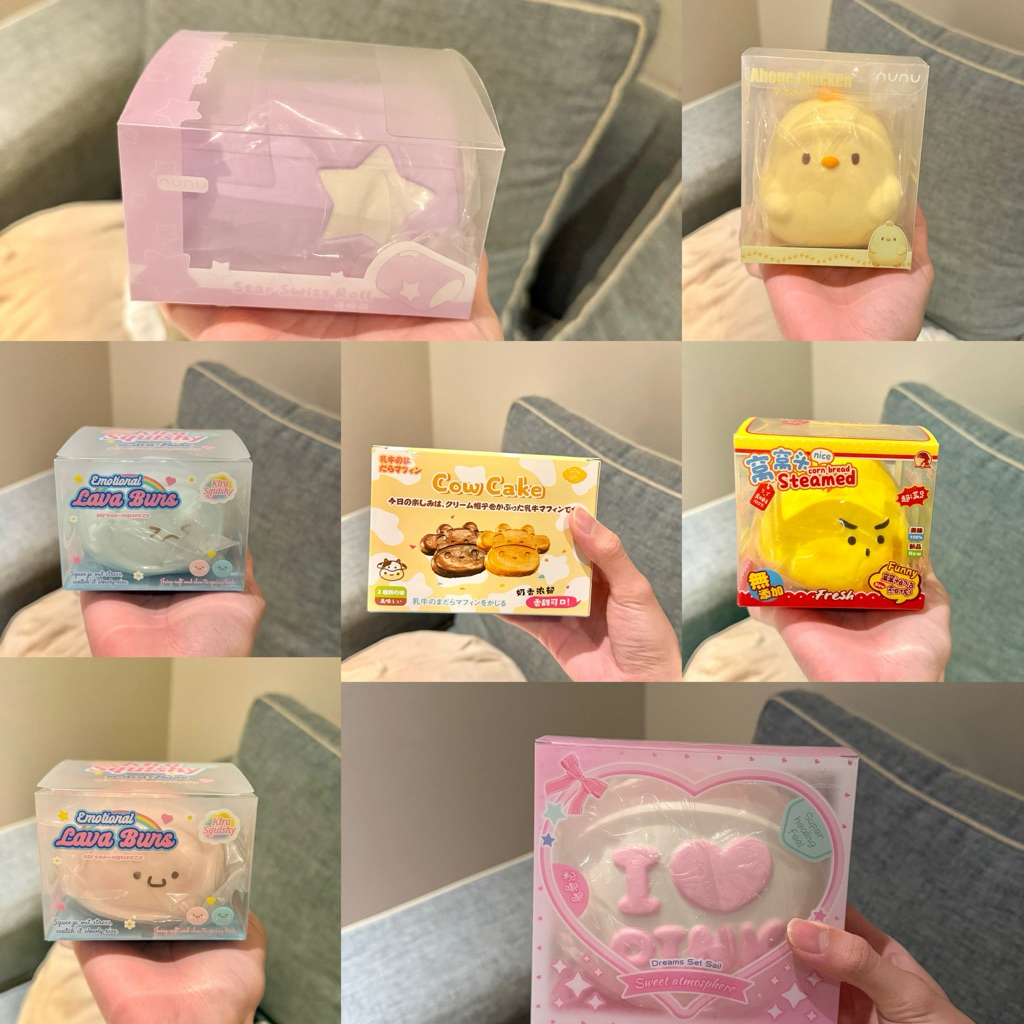 [พร้อมส่งจากไทย ] รวมสกุชชี่แบรนด์ nunu,kira,lisa,dudo,mido นิ่มสโสล์