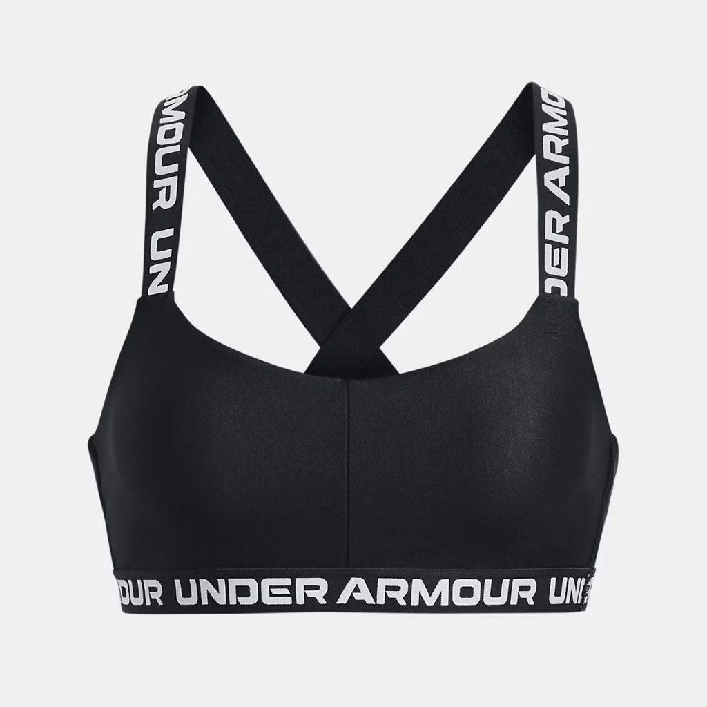 UNDERARMOUR บราสำหรับใส่ฟิตเนส เทรนนิ่งผู้หญิง รุ่น UA Crossback Strappy Low /1380956 (001)
