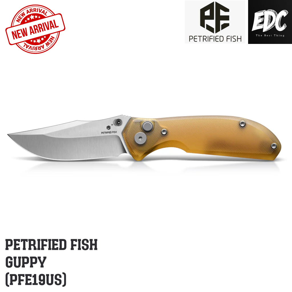 📍 มีดพับ ""PETRIFIED FISH | Guppy "" ***รุ่นใหม่ล่าสุด***