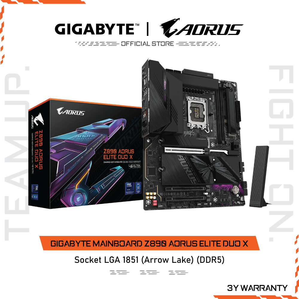 GIGABYTE MAINBOARD Z890 AORUS ELITE DUO X​ เมนบอร์ด Z890 A ELT DUO X-1.0