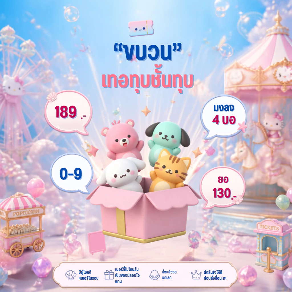 (ขบวนมงลง4/อ่านกติกาก่อน) ☁️🌈ขบวนร้านทุบบ🌈☁️ กำไล