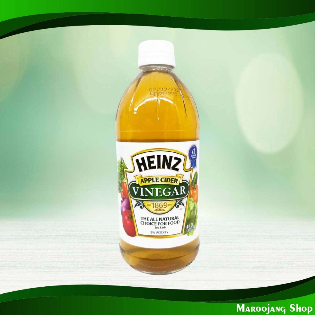 น้ำส้มสายชูหมักจากแอปเปิ้ล ไฮนซ์ 473 มล. Apple Cider Vinegar Heinz