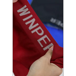 WINPER W6 กางเกงในชายขาสั้นสีพื้น กางเกงในชายผ้านิ่ม ยืดหยุ่นสูง ใส่สบาย ไม่ย้วย เอว 24–48 นิ้ว มี 10 สี แพ็ค6-14ตัว