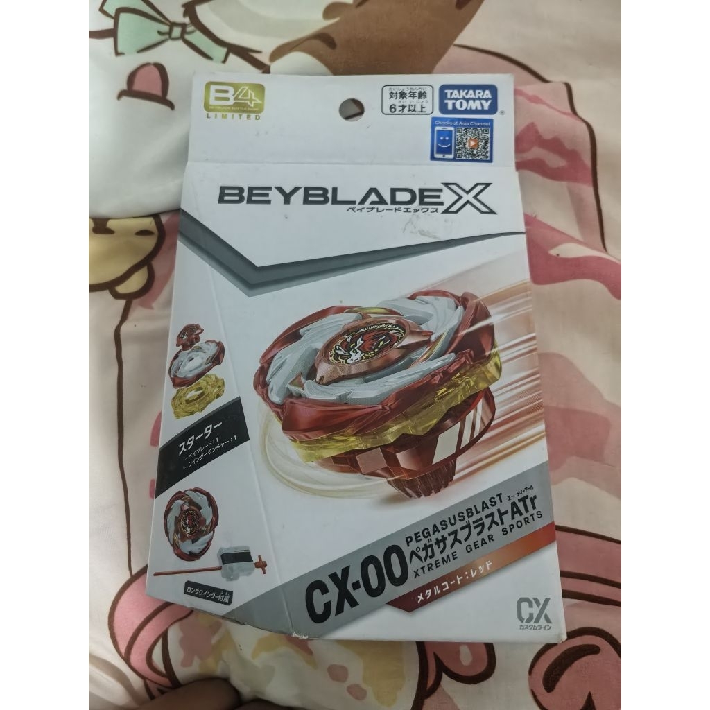 [มือ1] Beyblade X ***No Bey Code*** CX-00 PegasusBlast Assault Turbo Limited B4
