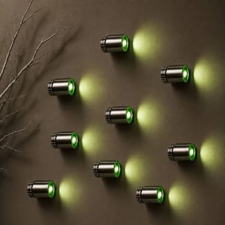 LED Warm white -ขาว+ถ่าน 3ก้อน ตกแต่งบ้านตุ๊กตา ขวดโหล งานประดิษฐ์ DIY พร็อพถ่ายรูป งานสถาปัตยกรรม