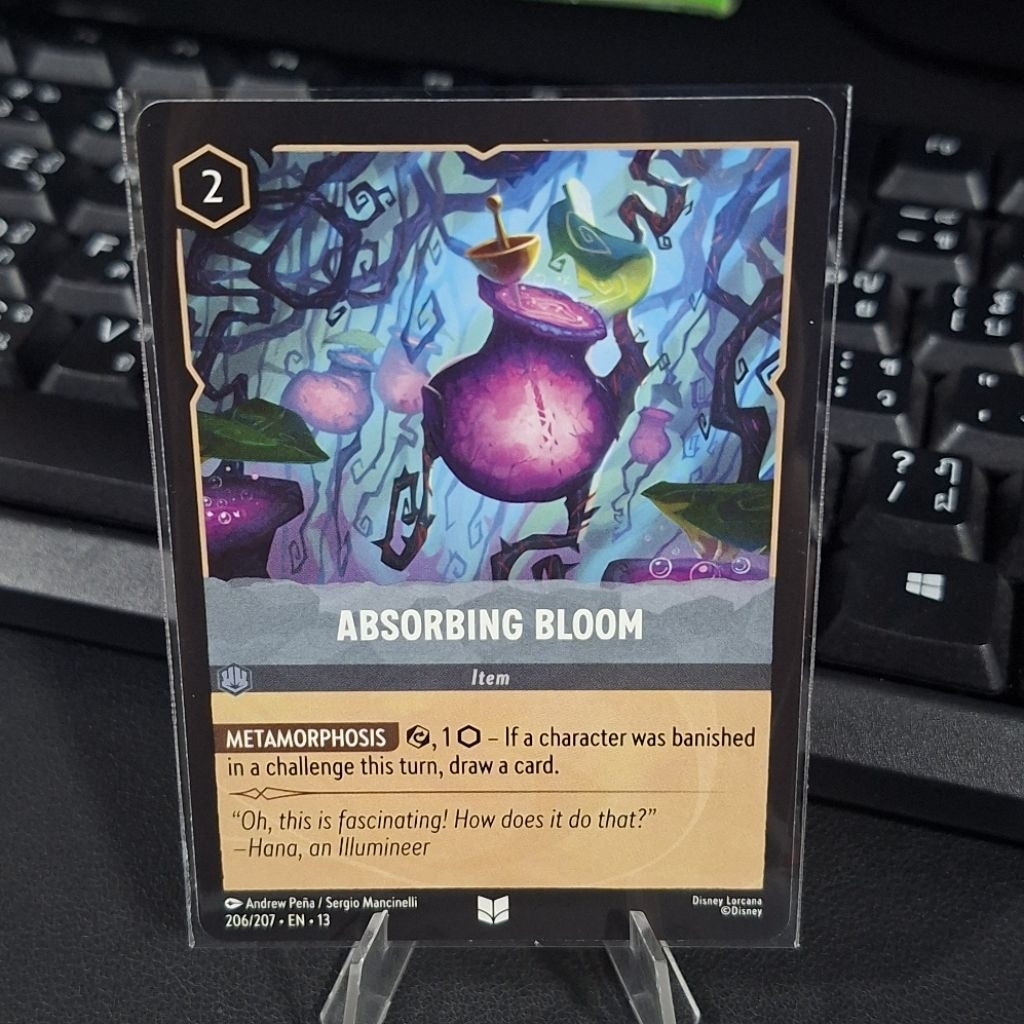 Disney Lorcana Absorbing Bloom 206/207 EN Uncommon