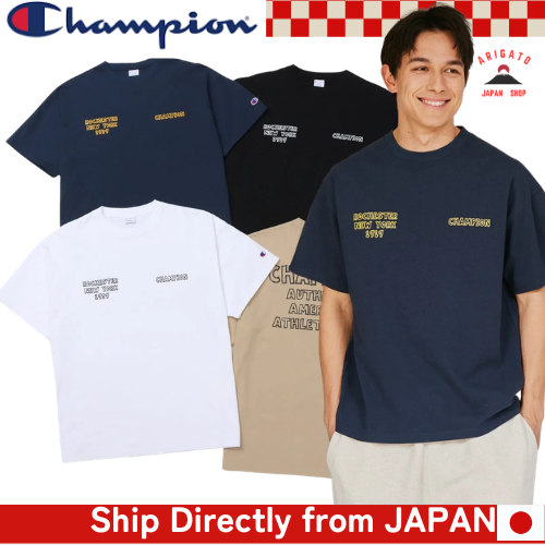 Champion Men's Short-Sleeve T-Shirt - C3-C302   [ส่งตรงจากประเทศญี่ปุ่น ของแท้ 100%]