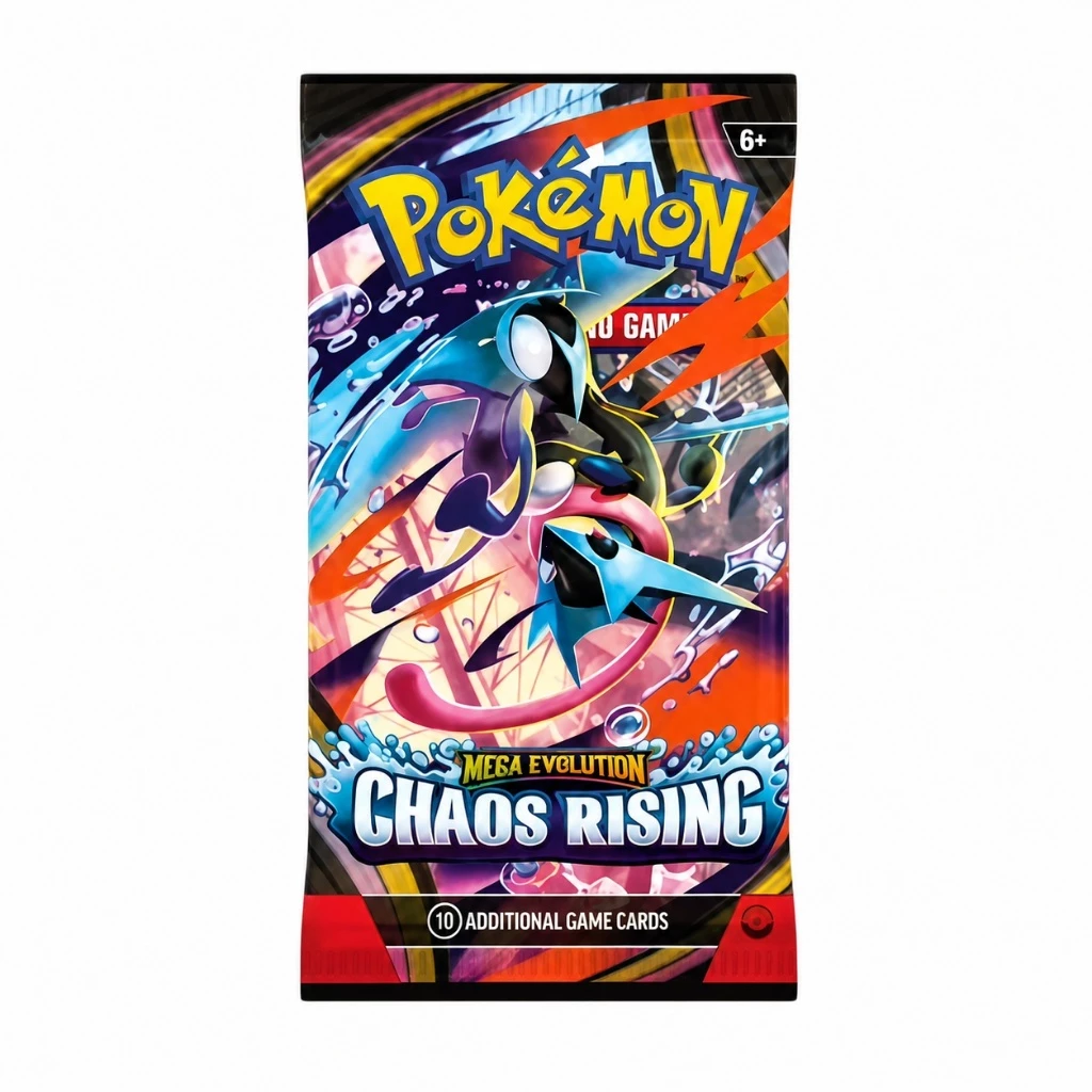 🔥พร้อมส่ง🔥 Pokémon ME04 Chaos Rising Mega Evolution Booster Pack การ์ดโปเกมอน 10 ใบ/ซอง มี 4 ลาย thumbnail 5