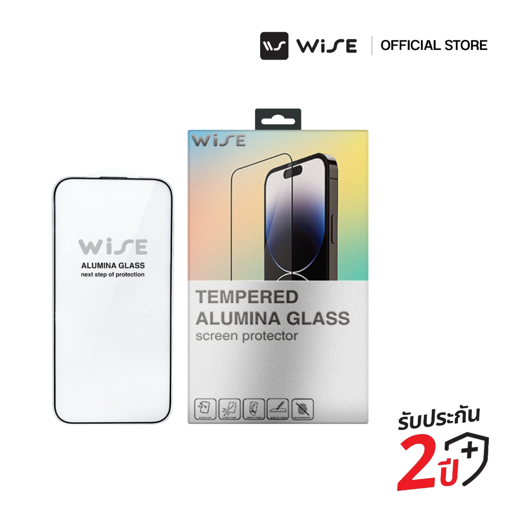 WISE ฟิล์มกระจกใส For Realme รุ่น 16 16Pro 11x Note60 Note80 : ALUMINA Tempered Glass Film