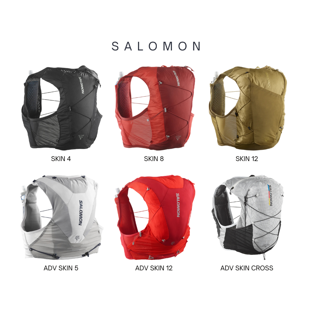 [Pre Order] SALOMON ACTIVE SKIN 4-8-12 SET / ADV SKIN 5-12 / ADV SKIN CROSS