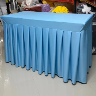 ผ้าปูโต๊ะ ผ้าคุลมโต๊ะ ขนาด 120x60x75 ผ้าไม่ต้องรีด เนื้อนิ่ม เรียบเด้งหนา ใช้งานง่าย ทนทาน