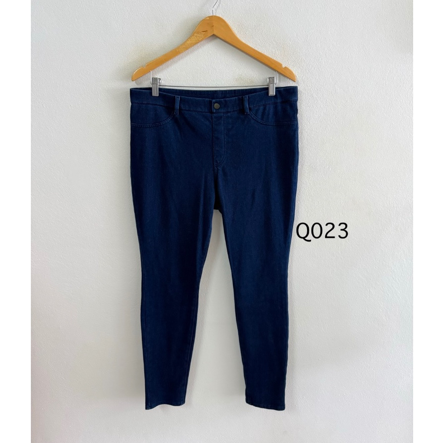 3XL(ญ)Heattech (Q023) กางเกงยีนส์ แบรนด์ uniqlo ยูนิโคล่ ผ้ายีนส์ยืด skinny