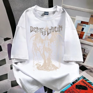 「งานเกรดพรีเมียม งานเกรด A」เสื้อยืดคอกลมผู้หญิง เสื้อ ผญ แฟชั่น เสื้อยืดแขนสั้นผู้หญิง คอตตอนแท้ ระบายอากาศดี #4