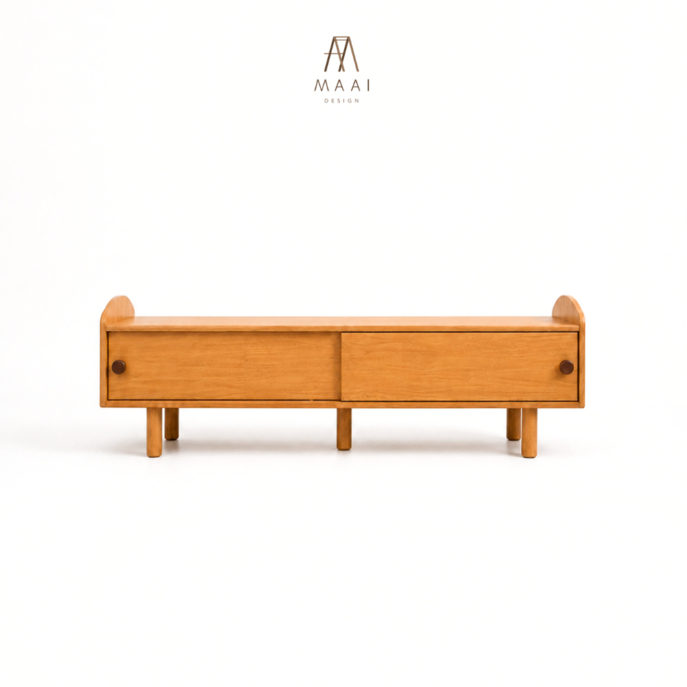 MAAI Design Kiyoko Sideboard ชั้นวางทีวี ตู้วางทีวี Size 150/200 cm. (เฉพาะ สีOak)