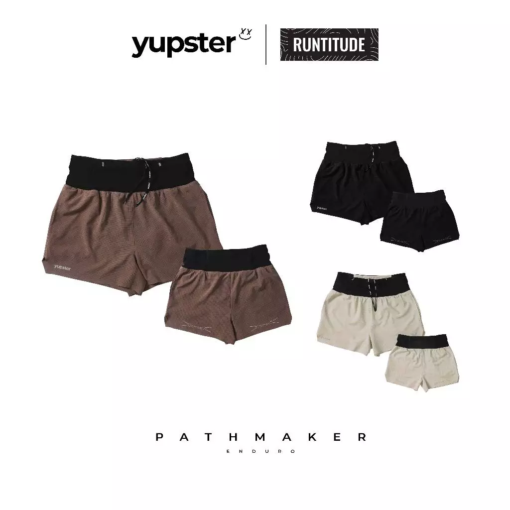 YUPSTER กางเกงวิ่ง รุ่น Enduro | Men Running Shorts - Pathmaker Collection
