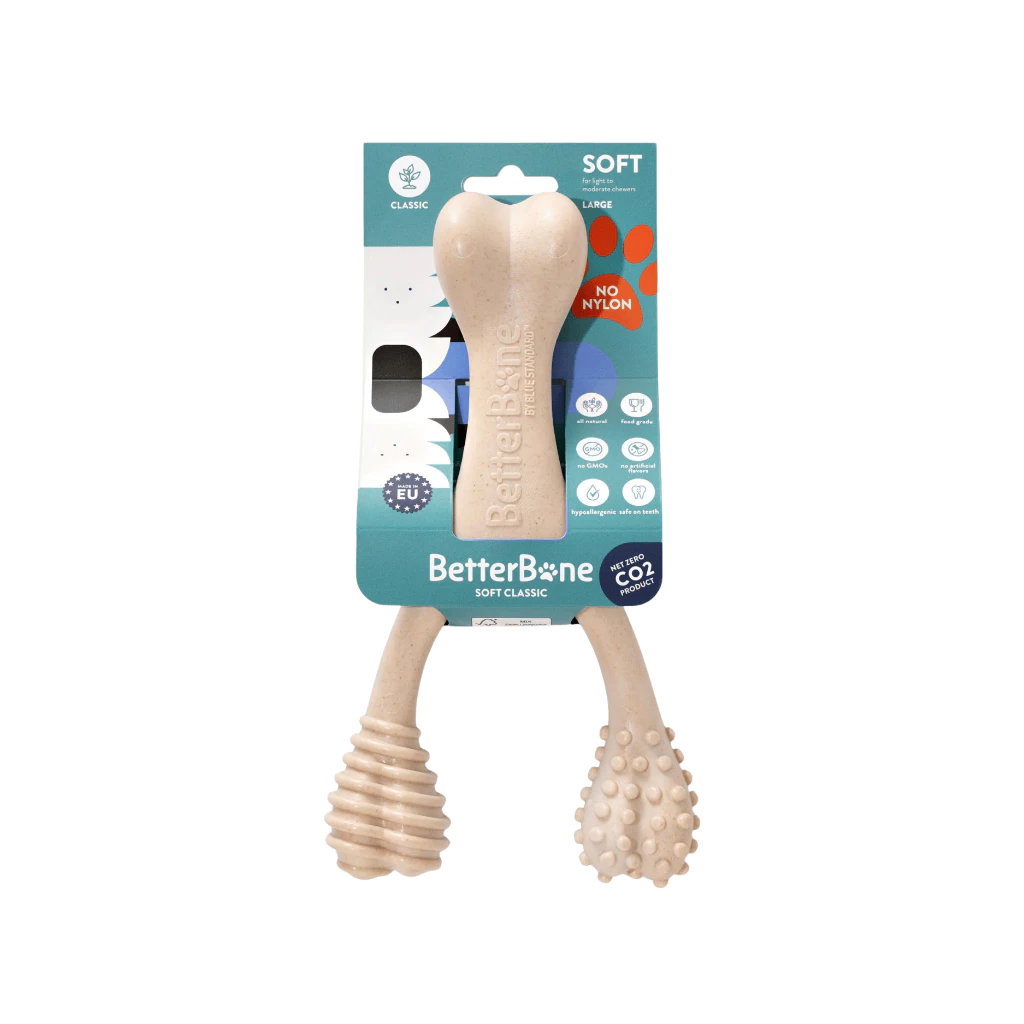 Better Bone Large ของเล่นขัดฟันสุนัข เคี้ยวเพลิน ปลอดภัย วัสดุธรรมชาติ | ไม่บาดเหงือก ไม่อุดตันลำไส้ | สำหรับพันธุ์ใหญ่