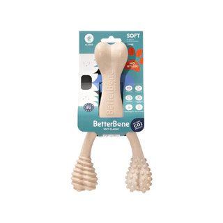 Better Bone Large ของเล่นขัดฟันสุนัข เคี้ยวเพลิน ปลอดภัย วัสดุธรรมชาติ | ไม่บาดเหงือก ไม่อุดตันลำไส้ | สำหรับพันธุ์ใหญ่