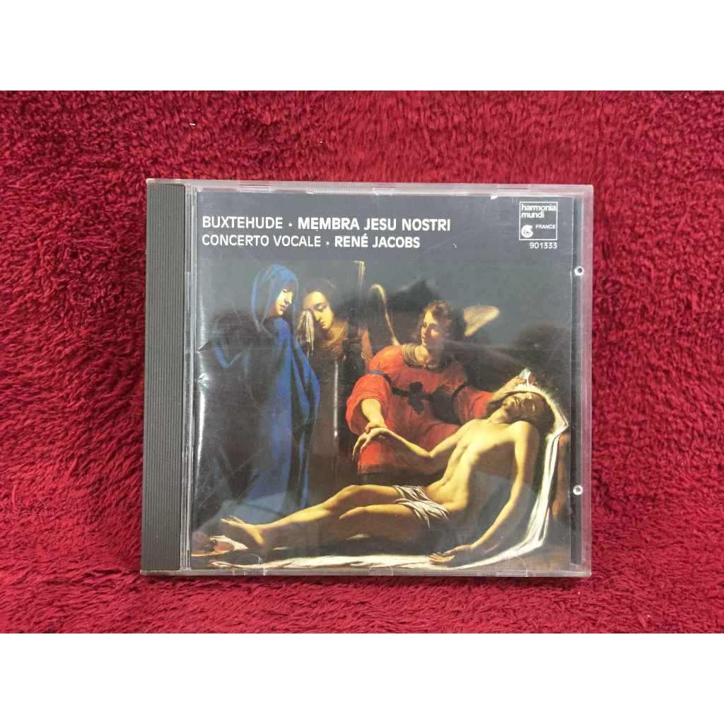 CD Buxtehude Concerto Vocale, René Jacobs – Membra Jesu Nostri สภาพตามรูปปก EA124-168