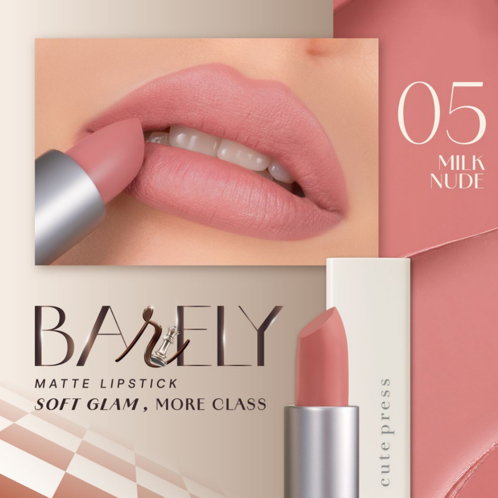 Cute Press أحمر شفاه Barely Matte ‏(6 درجات) — صورة 8