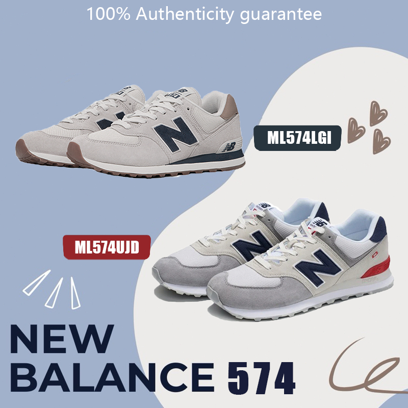 💯แท้-สต็อก🎁Balance NB574รองเท้าวิ่งแบบโลว์คัท เนื้อผ้าโอลด์สกูล มีระบบลดแรงกระแทก แข็งแรงทนทานML574L