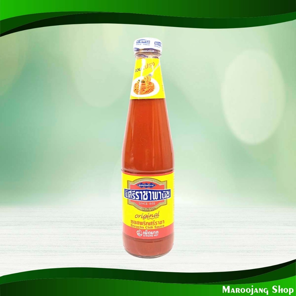 ซอสพริก เผ็ดมาก ศรีราชาพานิช 570ก. Chili Sauce Is Very Spicy. Sriracha Panich