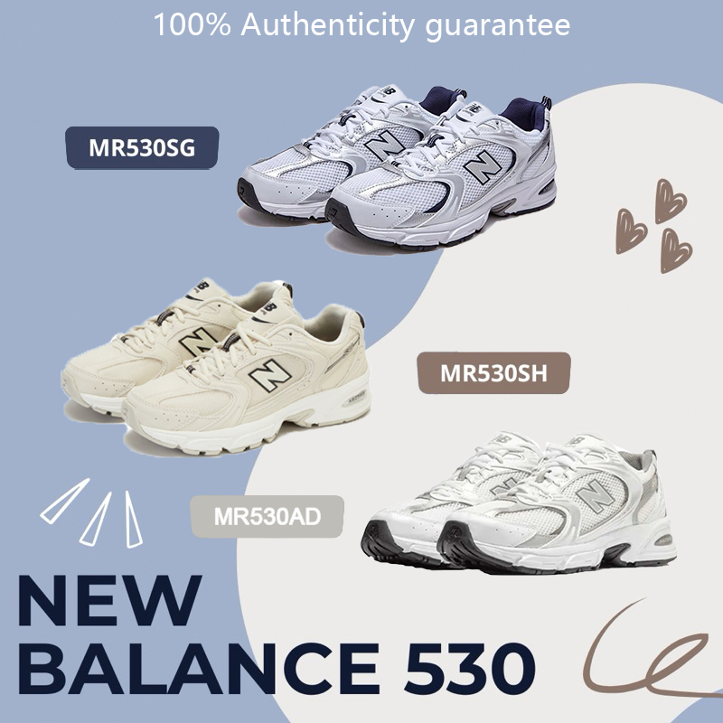 แท้-สต็อก🎁Balance NB530 GREY WHITE รรองเท้ากีฬา รองเท้าบาสเก็ตบอล MR530SG/MR530SH/MR530AD