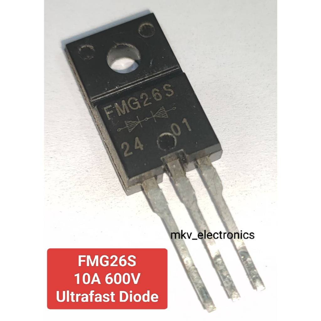 FMG26S ใช้แทน FMG22S FMG23S FMG24S ได้ 10A 600V Ultrafast Diode มือสอง รหัสสินค้าM02346